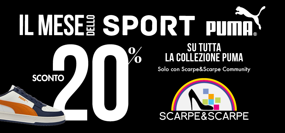 Il mese dello Sport da Scarpe&Scarpe!