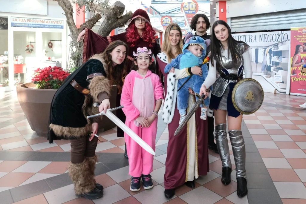 foto di gruppo di carnevale