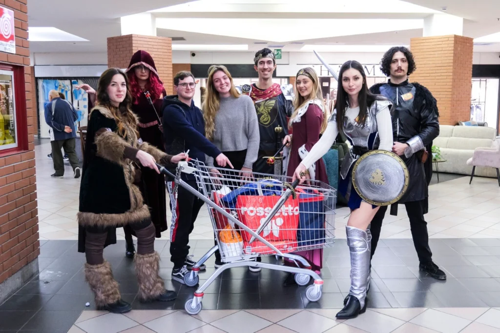 foto di gruppo di carnevale