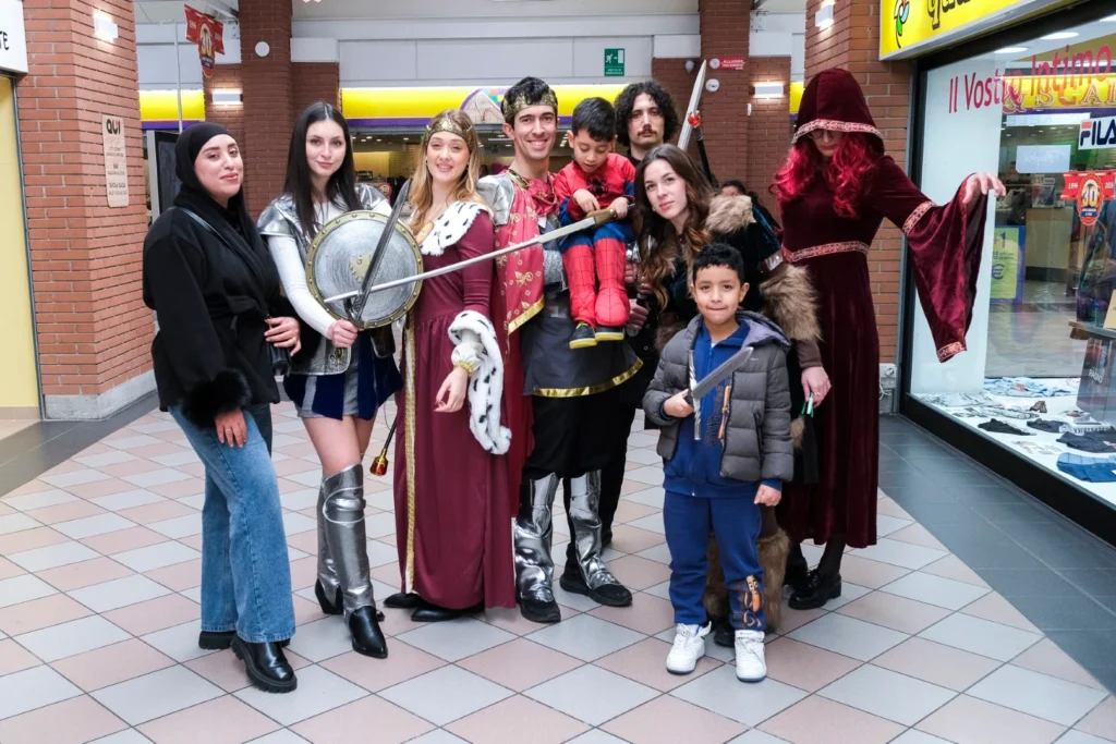 foto di gruppo di carnevale