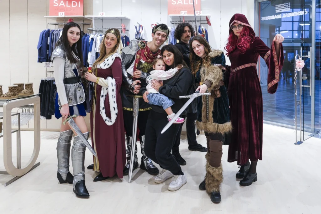 foto di gruppo di carnevale